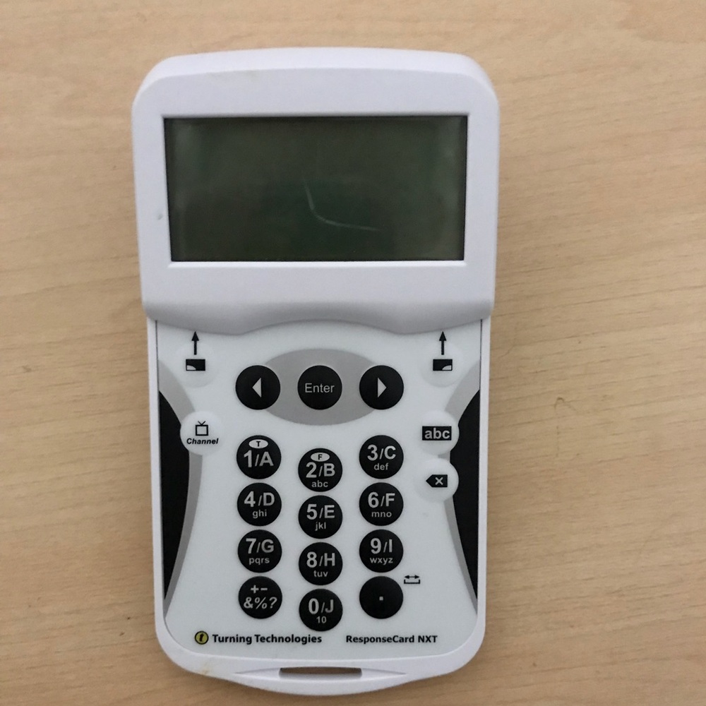 Turning technologies clicker